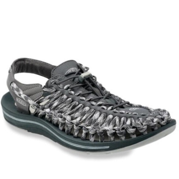 Keen UNEEK Men\'s Two-Cord Water Sandal in Magnet/Vapor Gray 8.5 main image 13